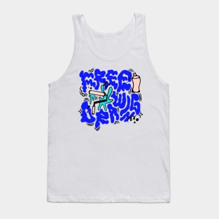 Drawing font Tank Top